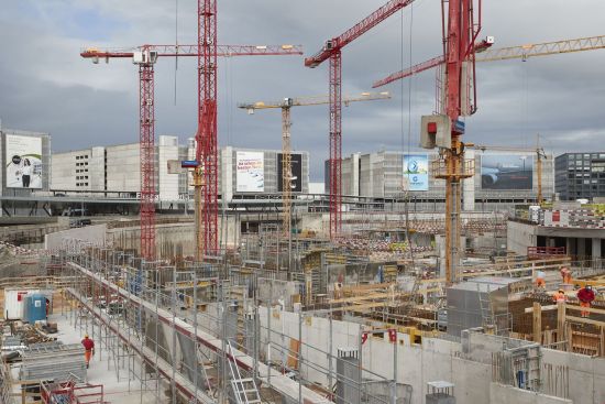 Baustellenaufnahme von September 2017 © Flughafen Zürich AG