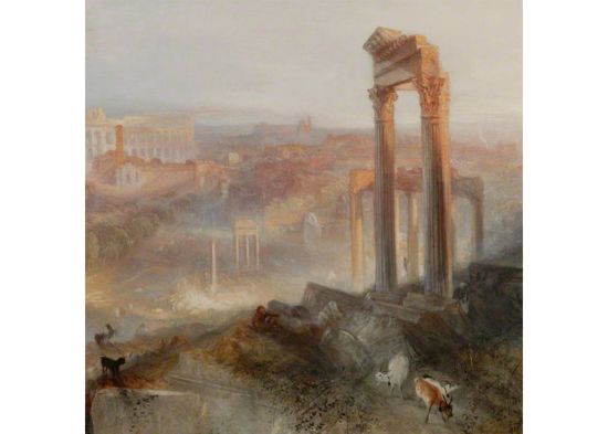 Joseph Mallord William Turner, Modern Rome. Campo Vaccino, 1839, Öl auf Leinwand