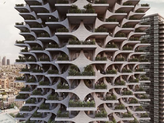 Penda Architecture and Design, Tel Aviv Arcades, Tel Aviv, Visualisierung