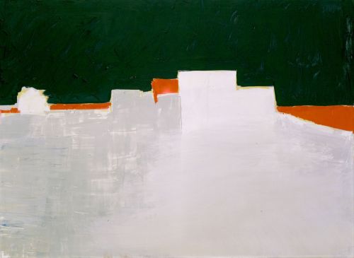 Nicolas de Staël, Agrigente, 1953, Öl auf Leinwand, 73 x 100 cm, im Besitz der Vereinigung Zürcher Kunstfreunde (© 2016 ProLitteris)